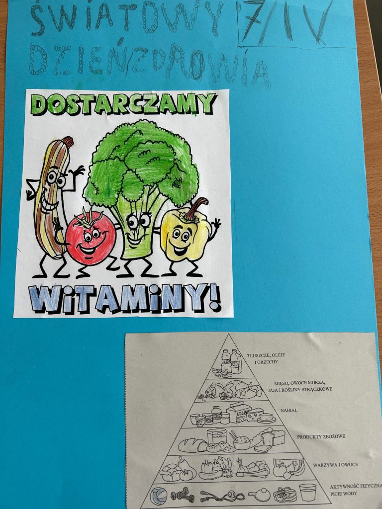 zdjęcie przedstawia plakat o światowym dniu zdrowia z takim tytułem