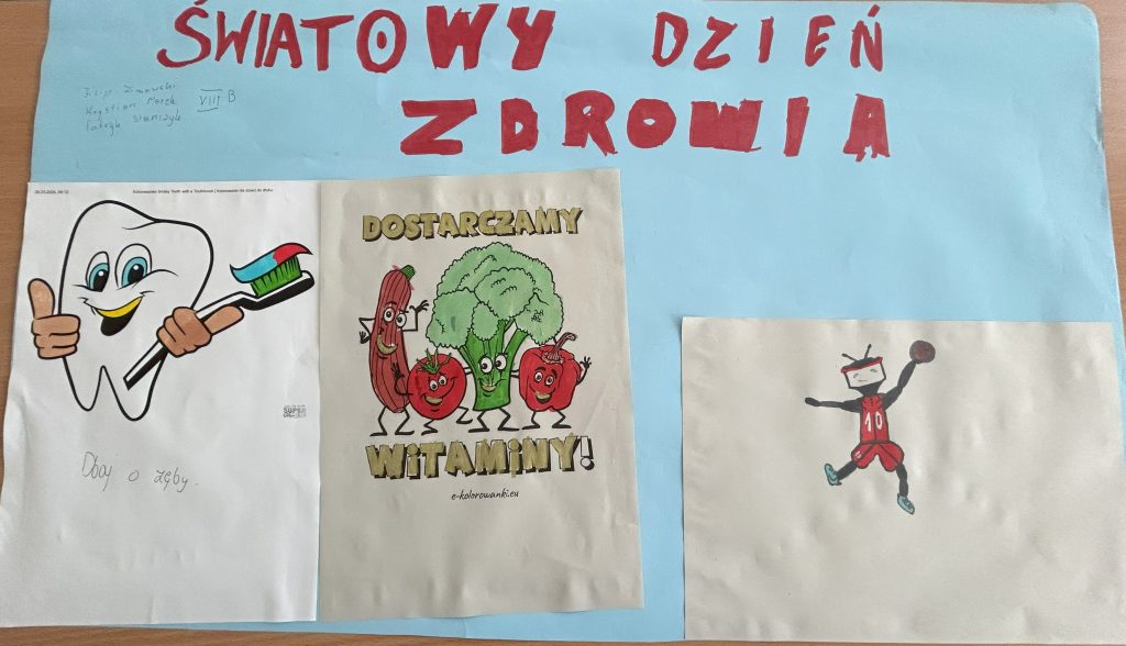 zdjęcie przedstawia plakat o światowym dniu zdrowia z takim tytułem