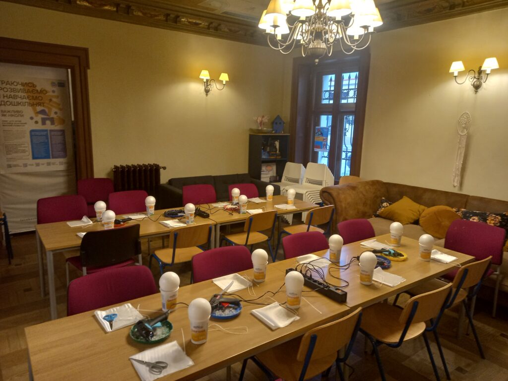 stanowiska pracy dla robienia dekoracji