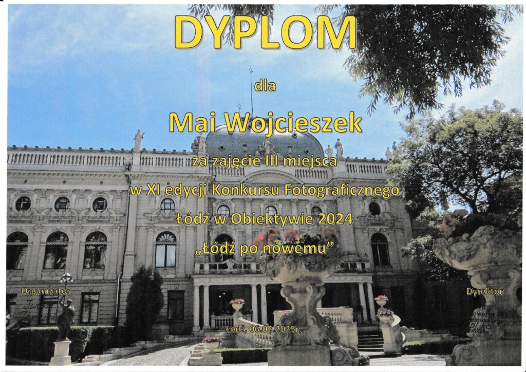 zdjecie dyplomu Mai
