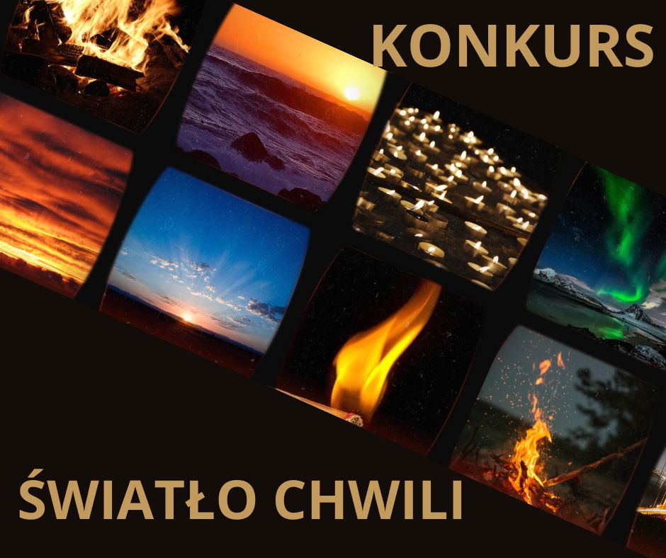 plakat ogłaszający konkurs na światło chwili