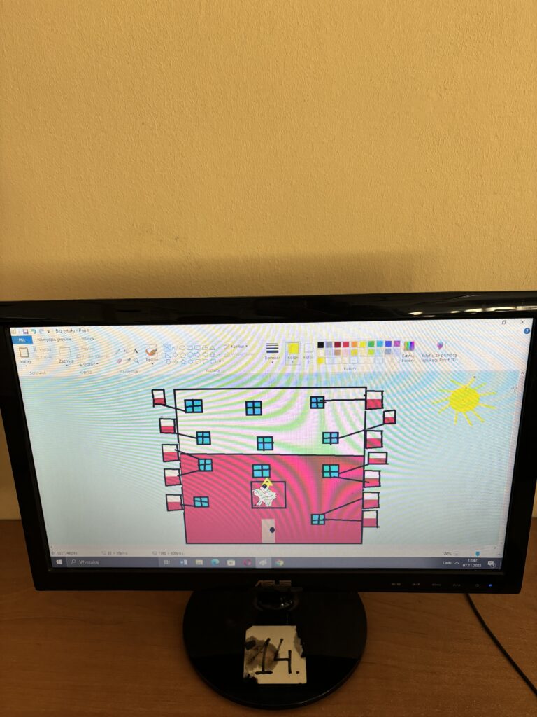 inna kolorowa patriotyczna praca plastyczna wykonana na komputerze przez ucznia 