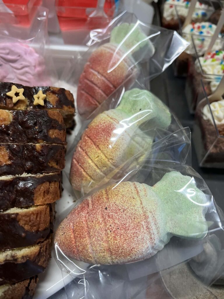 desery w kształcie marchewek