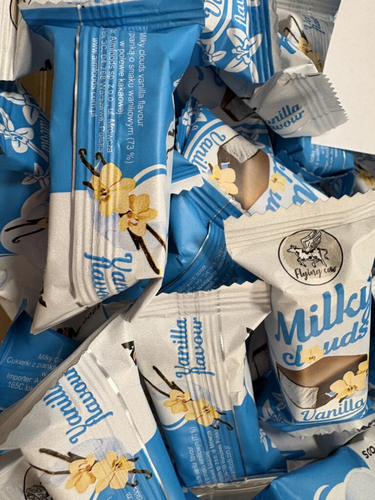 zdjęcie cukierków mlecznych