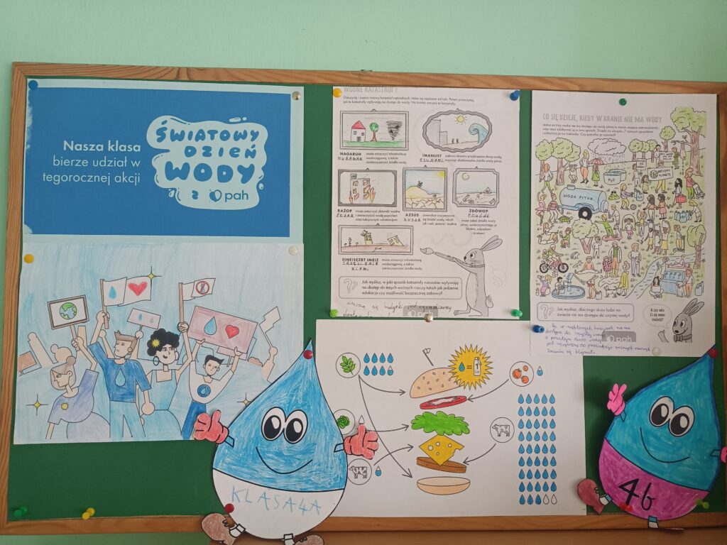 zdjecie gazetki szkolnej dotyczącej wody, budynek a